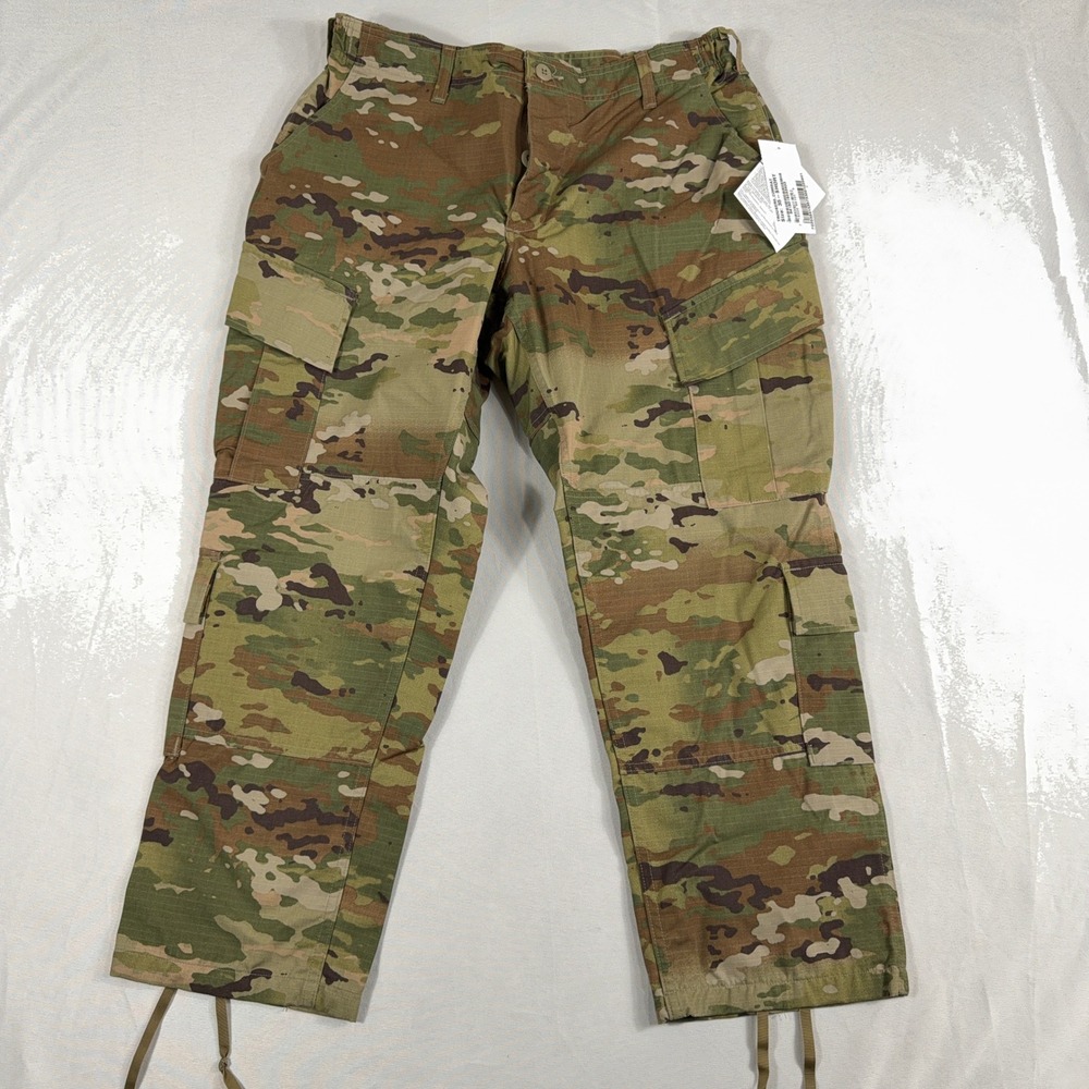 Womens Army Combat Uniform Trousers OCP Multicam Insect Shield New 35 Short